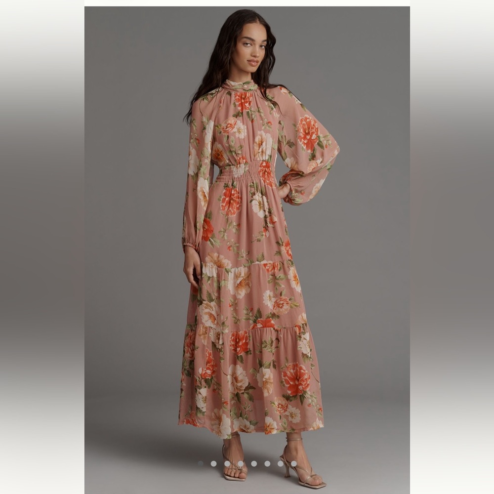 NWT Somerset Chiffon Maxi Dress